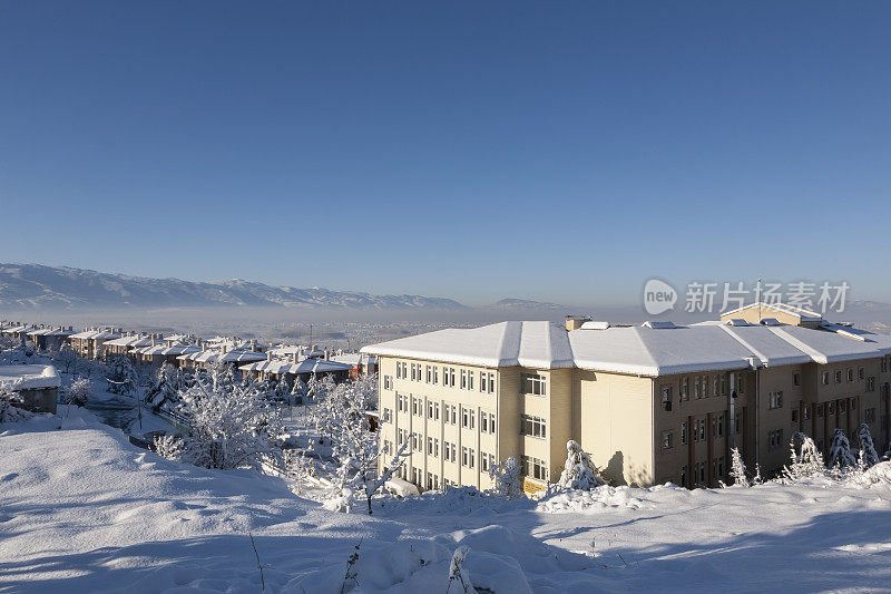 一个下雪的冬天Bahçeşehir, Düzce